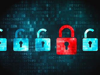 Data protection abstract image